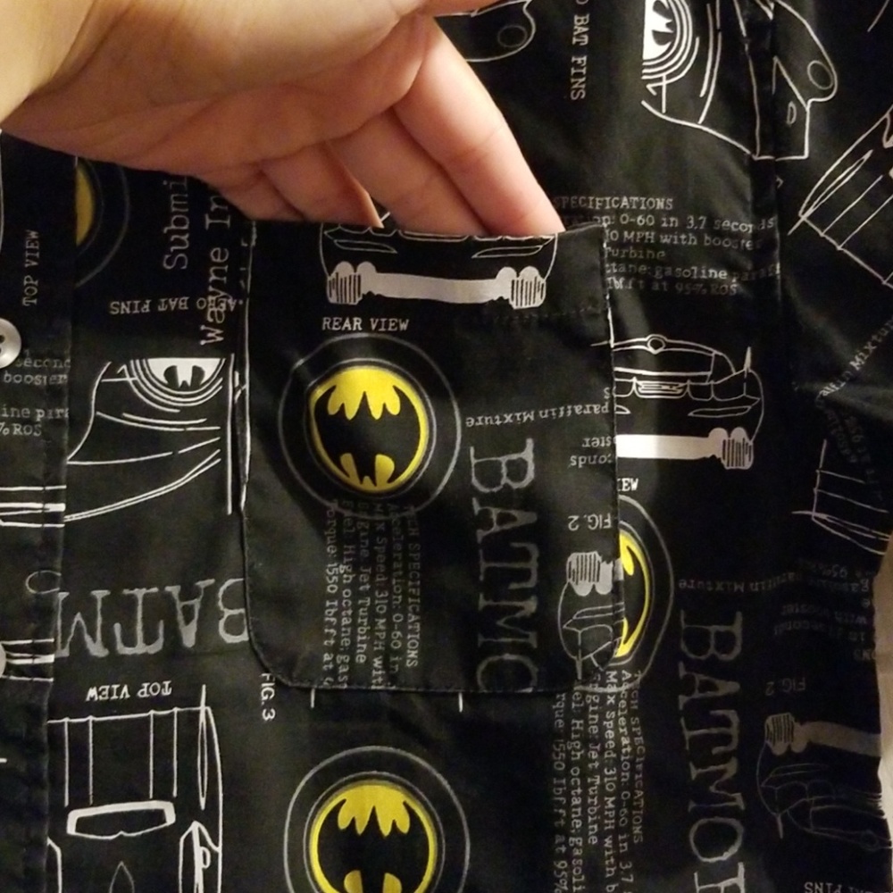 Batmobile Button Up - Picture 3 of 5